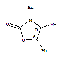 Structure of N-ACETYL-(4R,5S)-4-METHYL 5-PHENYL-2-OXAZOLIDINONE