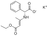Structure of Potassium (R)-[(3-ethoxy-1-methyl-3-oxoprop-1-enyl)amino]phenylacetate