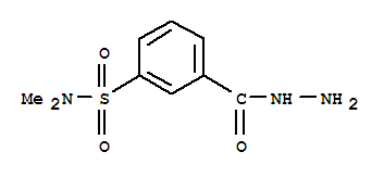 Structure of 3-HYDRAZINOCARBONYL-N,N-DIMETHYL-BENZENESULFONAMIDE