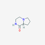 Structure of (S)-HEXAHYDROPYRROLO[1,2-A]PYRAZIN-1(2H)-ONE