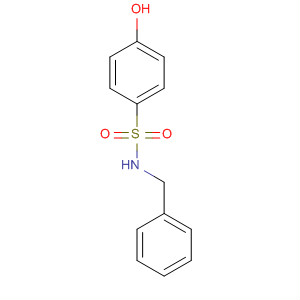 Structure of Benzenesulfonamide, 4-hydroxy-N-(phenylmethyl)-
