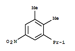 Structure of 1,2-Dimethyl-3-(1-Methylethyl)-5-Nitrobenzene