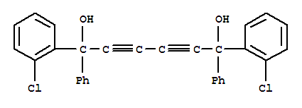 Structure of (-)-1 6-BIS(2-CHLOROPHENYL)-1 6-DIPHENY&
