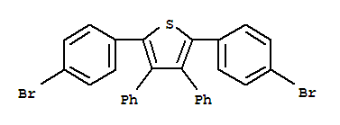 Structure of 2,5-Bis-(4-Bromophenyl)-3.4-Diphenyl-thiphene
