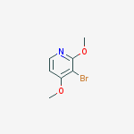 Structure of 3-bromo-2,4-dimethoxypyridine