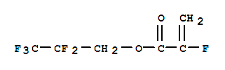 Structure of 2,2,3,3,3-PENTAFLUOROPROPYL 2-FLUOROACRYLATE