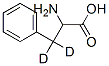 DL-苯丙氨酸-3,3-D2结构式