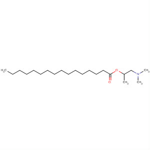 Hexadecanoic acid, 1-[(dimethylamino)methyl]-1,2-ethanediyl ester结构式