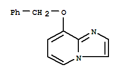 8-苄氧基-咪唑并[1,2-A]吡啶结构式