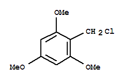 Structure of 2-(chloromethyl)-1,3,5-trimethoxybenzene