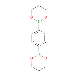 Structure of 1,3,2-Dioxaborinane, 2,2'-(1,4-phenylene)bis-