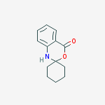 Structure of spiro[benzo[d][1,3]oxazine-2,1'-cyclohexan]-4(1H)-one