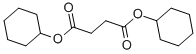 Butanedioicaciddicyclohexylester结构式