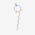 Structure of 2-((2-Hydroxyethyl)amino)ethyl hydrogen octylboronate