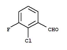 Structure of 2-CHLORO-3-FLUOROBENZALDEHYDE