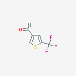 Structure of 5-(trifluoromethyl)thiophene-3-carbaldehyde