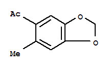 Structure of 1-(6-METHYL-BENZO(1,3)DIOXOL-5-YL)-ETHANONE