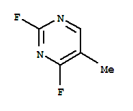 Structure of 2,4-difluoro-5-methylpyrimidine