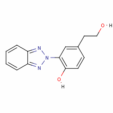 3-(2H-苯并三唑-2-基)-4-羟基苯乙醇结构式