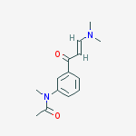 Structure of Acetamide,N-[3-[3-(dimethylamino)-1-oxo-2-propenyl]phenyl]-N-methyl-