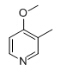 Structure of 4-METHOXY-3-METHYL-PYRIDINE