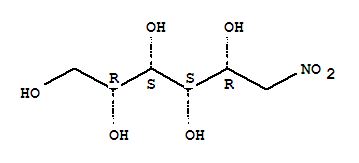 1-癸氧基-1-硝基-D-艾杜糖醇 半水化合物结构式