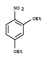 Structure of BENZENE, 2,4-DIETHOXY-1-NITRO-