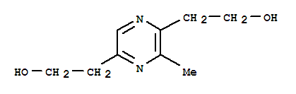 Structure of 2,2'-(3-METHYLPYRAZINE-2,5-DIYL)DIETHANOL