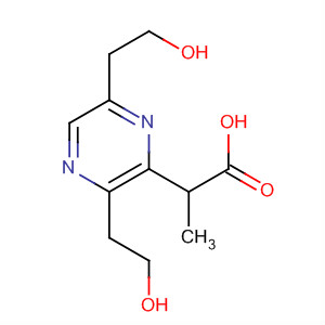 Structure of Pyrazinepropanoic acid, 3,6-bis(2-hydroxyethyl)-