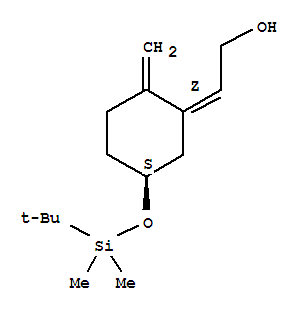 Structure of 2-[5-(tert-Butyl-dimethyl-silanyloxy)-2-methylene-cyclohexylidene]-ethanol
