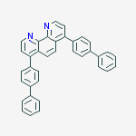 Structure of 4,7-BIS(BIPHENYL)-1,10-PHENANTHROLINE