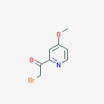 Structure of 2-BROMO-1-(4-METHOXYPYRIDIN-2-YL)ETHANONE