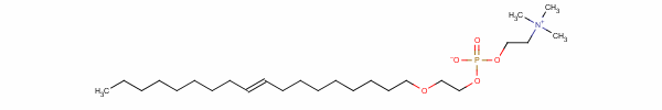 Structure of 1-O-9Z-OCTADECENYLETHYLENEGLYCOL-2-O-PHOSPHORYLCHOLINE
