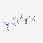 Structure of N-BOC-3-AMINO-6-NITROPYRIDINE,95+%