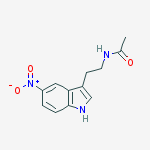 5-NITRO-N-ACETYLTRYPTAMINE结构式