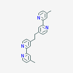 Structure of 2-(4-methylpyridin-2-yl)-4-[2-[2-(4-methylpyridin-2-yl)pyridin-4-yl]ethyl]pyridine