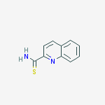 quinoline-2-thiocarboxamide结构式