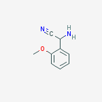 Structure of 2-amino-2-(2-methoxyphenyl)acetonitrile hydrochloride
