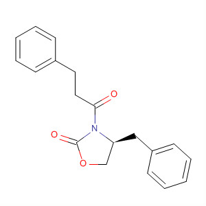 2-Oxazolidinone, 3-(1-oxo-3-phenylpropyl)-4-(phenylmethyl)-, (4S)-结构式