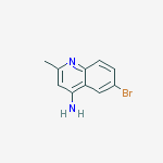 Structure of 4-AMINO-6-BROMO-2-METHYLQUINOLINE