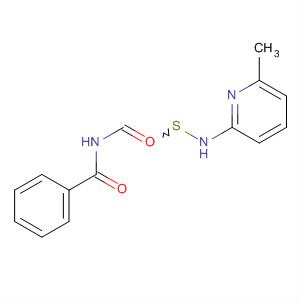 Structure of Benzamide, N-[[(6-methyl-2-pyridinyl)amino]thioxomethyl]-