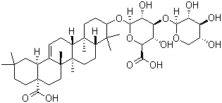地肤子皂苷ⅠC结构式
