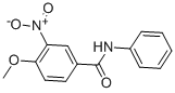 Chemical structure of 3-nitro-p-anisanilid
