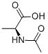 N-乙酰-L-丙氨酸结构式
