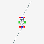 Structure of 1,6,7,12-TETRACHLORO-N-N-BIS(OCTADECYL)-PERYLENE-3,4,9,10-TETRACARBOXYLIC ACID DIIMIDE
