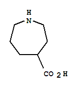 1H-Azepine-4-carboxylicacid, hexahydro-结构式