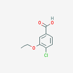 Structure of 4-Chloro-3-ethoxybenzoic acid