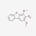 Structure of 2,4-dimethoxydibenzo[b,d]furan-3-ol