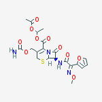 (E)-CEFUROXIME AXETIL结构式