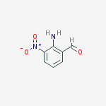 Structure of 2-AMINO-3-NITRO-BENZALDEHYDE